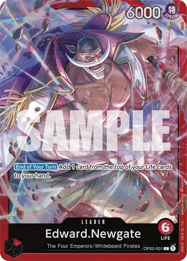 Edward.Newgate 「OP02-001」 — RED Edward.Newgate「EN」