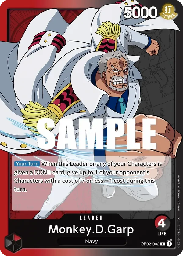 Monkey.D.Garp 「OP02-002」「EN」