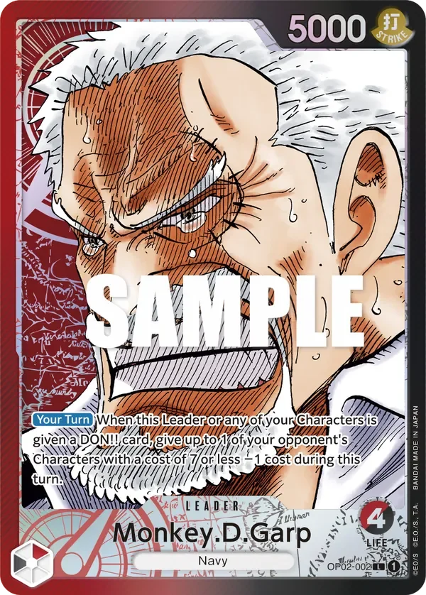 Monkey.D.Garp 「OP02-002」 — Paramount War aa「EN」