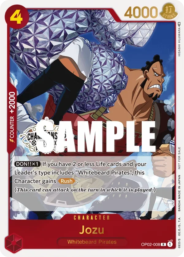 Jozu 「OP02-008」 — Store Championship Participation Pack Vol.2「EN」