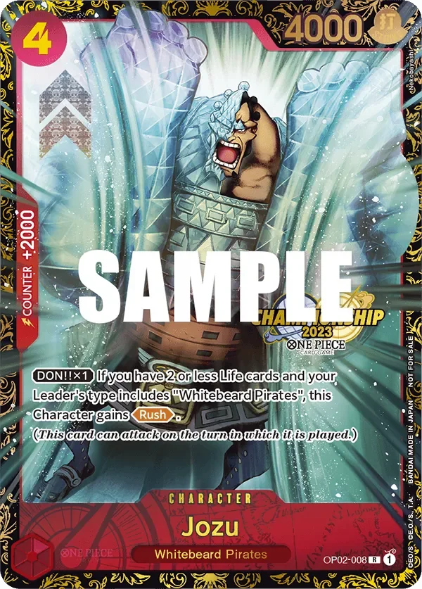 Jozu 「OP02-008」 — Prize Cards aa「EN」