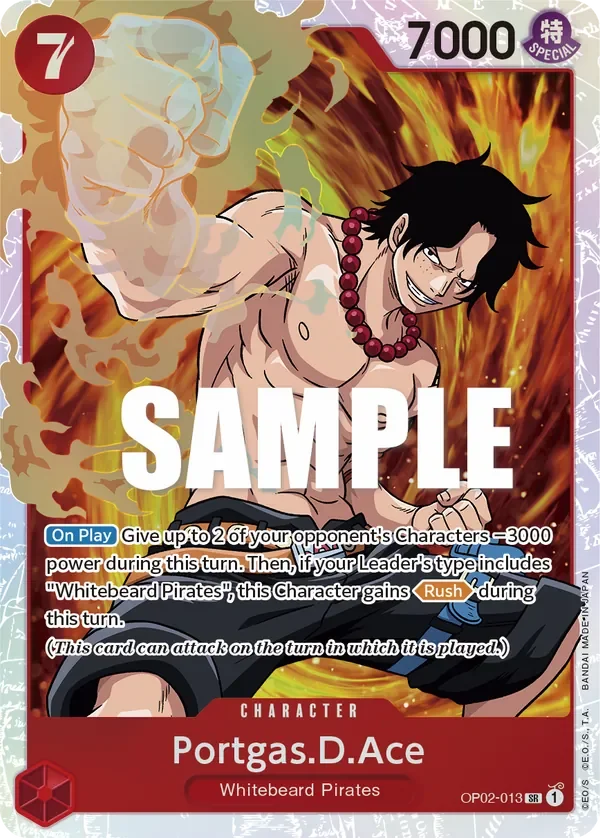Portgas.D.Ace 「OP02-013」「EN」