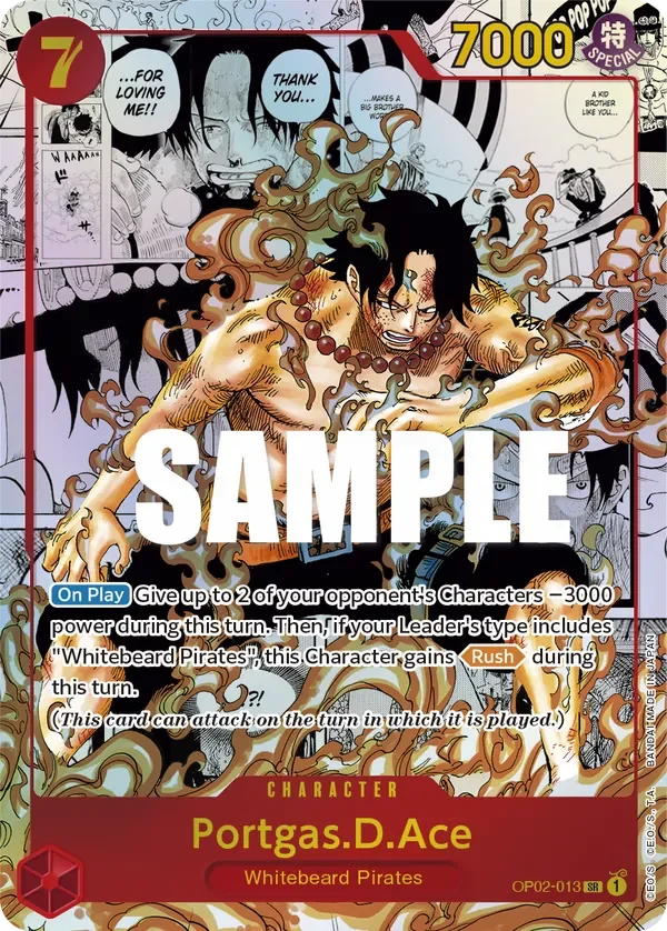 Portgas.D.Ace 「OP02-013」 — Paramount War manga「EN」