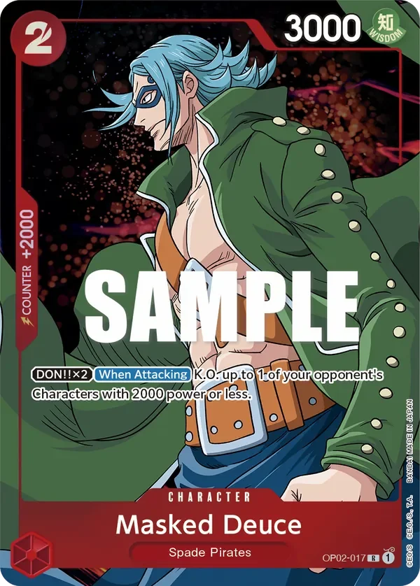 Masked Deuce 「OP02-017」 — Paramount War aa「EN」
