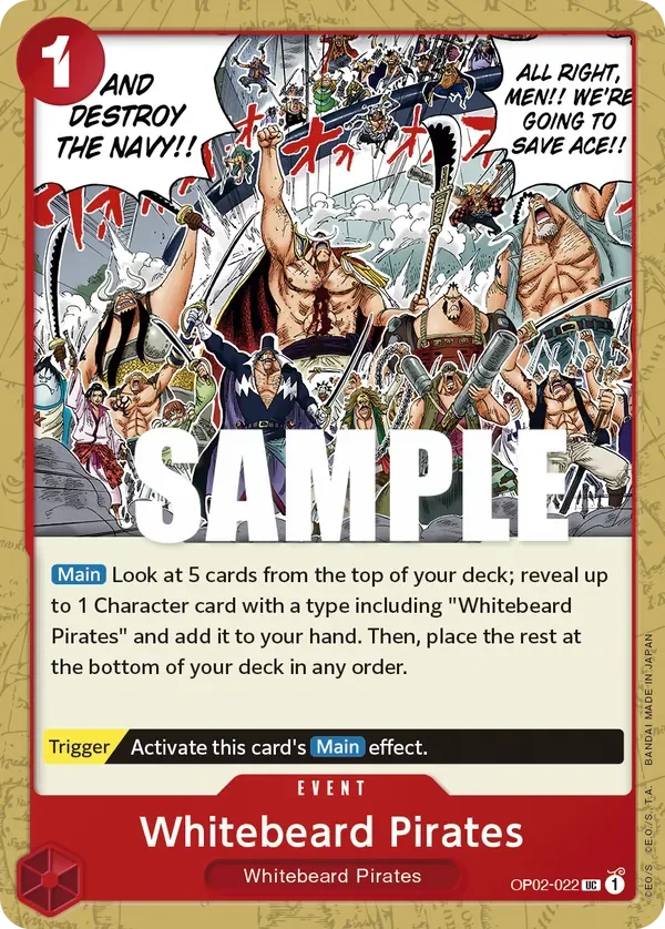 Whitebeard Pirates 「OP02-022」「EN」