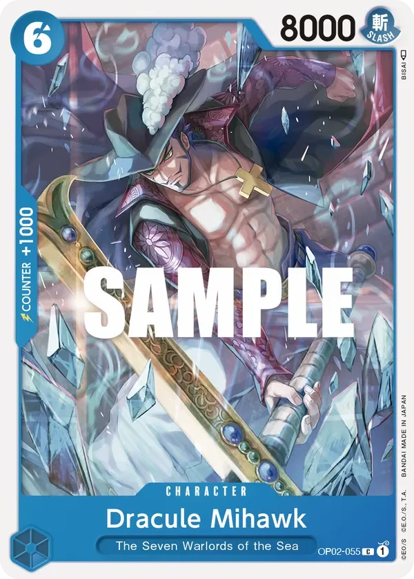 Dracule Mihawk 「OP02-055」「EN」