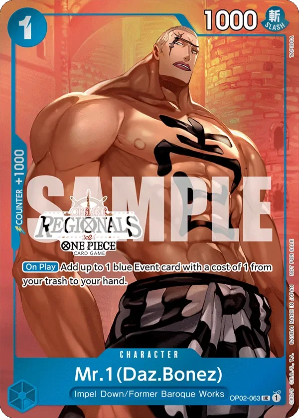 Mr.1(Daz.Bonez) 「OP02-063」 — Regional Participation Pack 2024 Vol.3「EN」
