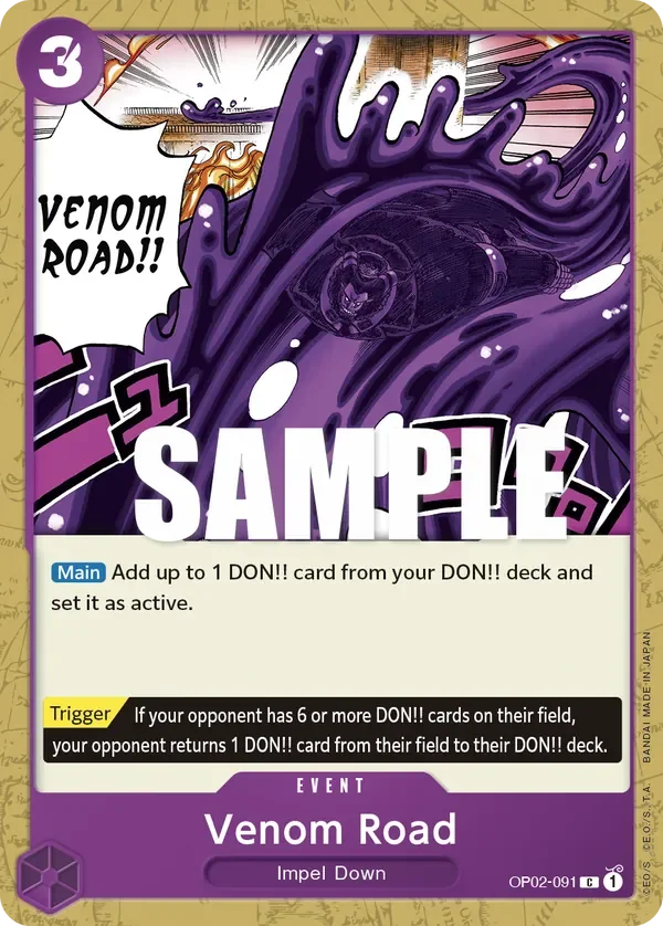 Venom Road 「OP02-091」「EN」