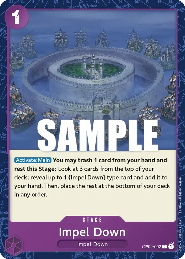 Impel Down 「OP02-092」「EN」