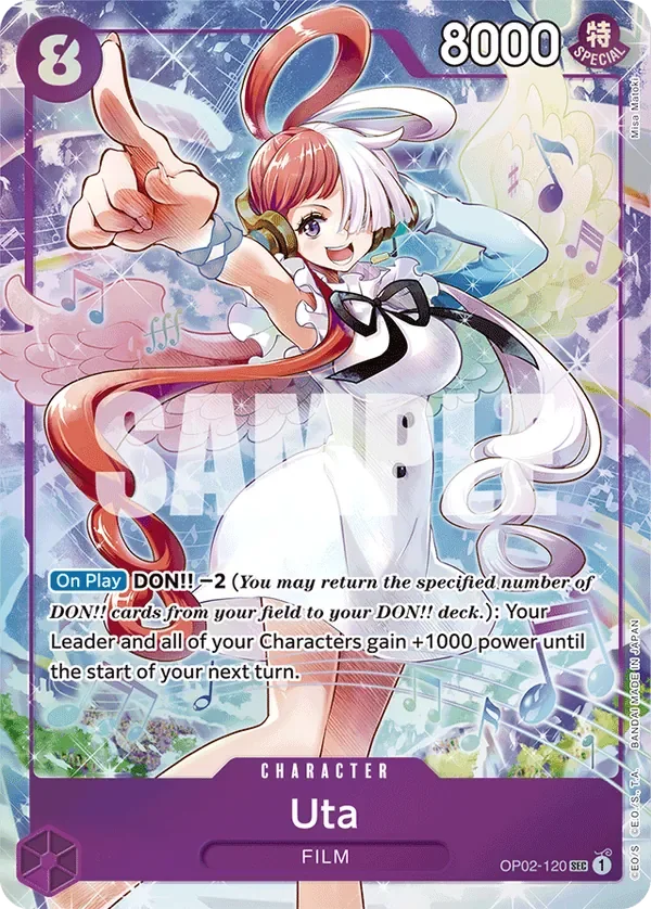 Uta 「OP02-120」 — Premium Card Collection -Uta- aa「EN」