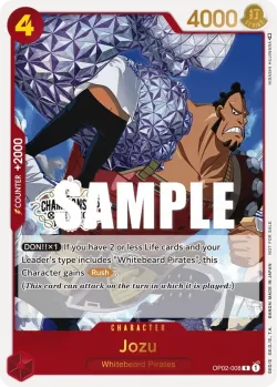 Jozu 「OP02-008」 — Store Championship Participation Pack Vol.2「EN」