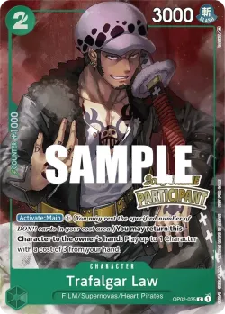 Trafalgar Law 「OP02-035」 — Regional Participation Pack Vol.1「EN」