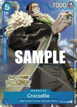 Crocodile 「OP02-053」 — Regional Participation Pack Vol.2「EN」