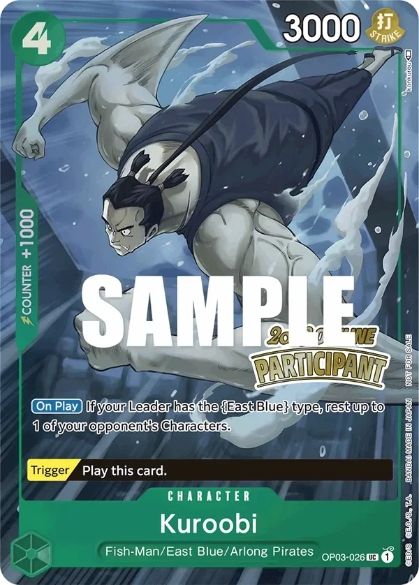 Kuroobi 「OP03-026」 — Regional Participation Pack Vol.2「EN」
