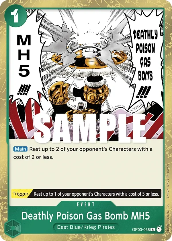 Deathly Poison Gas Bomb MH5 「OP03-038」「EN」