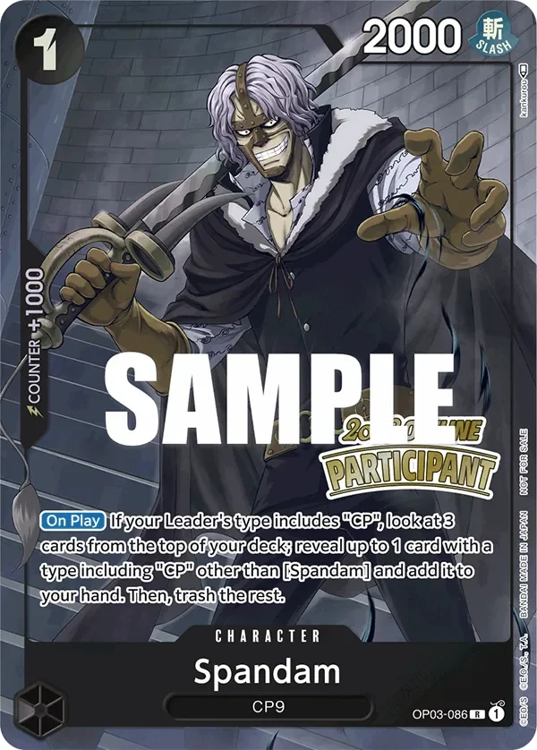 Spandam 「OP03-086」 — Regional Participation Pack Vol.2「EN」