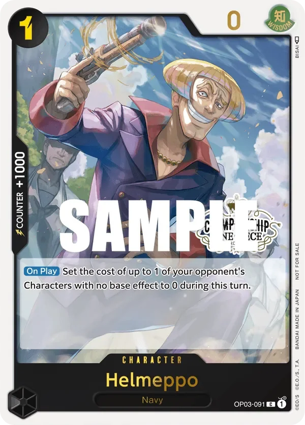Helmeppo 「OP03-091」 — Store Championship Participation Pack Vol.2「EN」