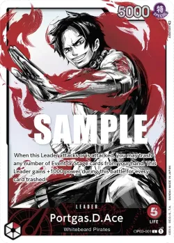 Portgas.D.Ace — Pillars of Strength aa #OP03-001 · One Piece