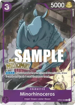 Minorhinoceros 「OP03-069」 — Regional Participation Pack Vol.2「EN」