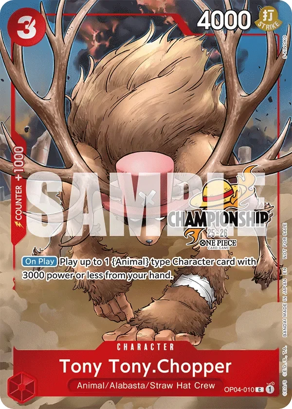 Tony Tony.Chopper 「OP04-010」 — CS 25–26 Celebration Pack「EN」
