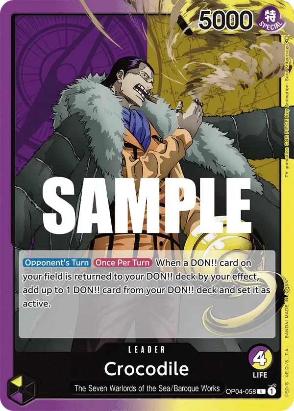 Crocodile 「OP04-058」「EN」