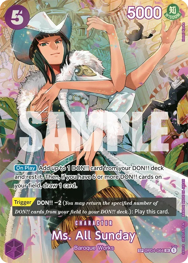 Ms. All Sunday 「OP04-064」 — Wings of the Captain「EN」