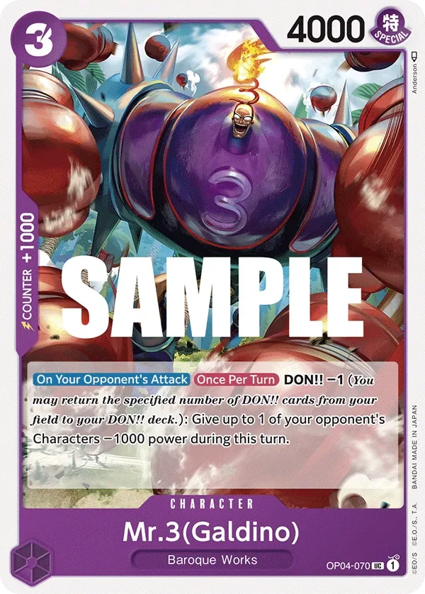 Mr.3(Galdino) 「OP04-070」「EN」