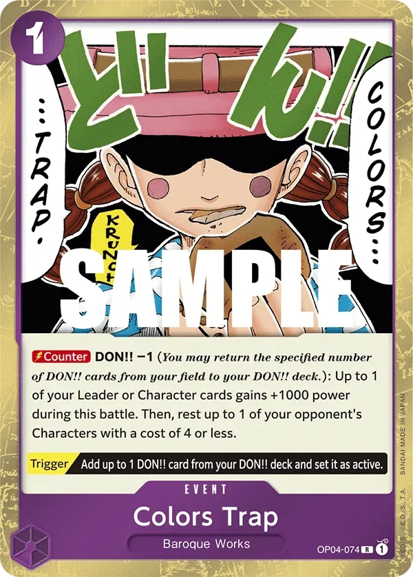 Colors Trap 「OP04-074」「EN」