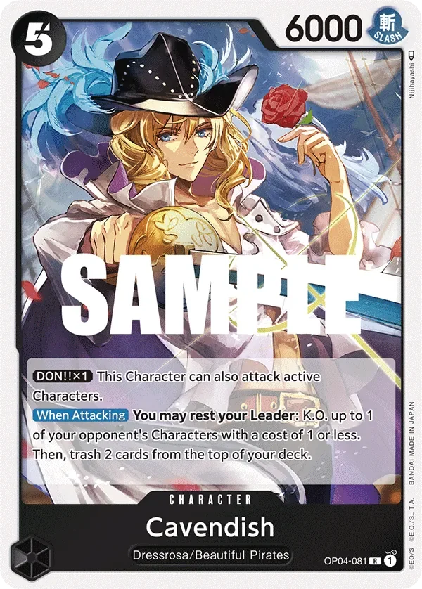 Cavendish 「OP04-081」「EN」