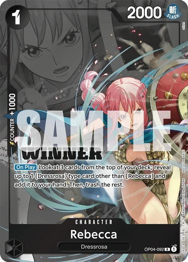 Rebecca 「OP04-092」 — Tournament Pack 2025 Vol.2 fa「EN」
