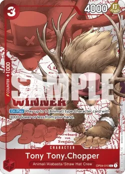 Tony Tony.Chopper 「OP04-010」 — Tournament Pack 2024 Oct.-Dec. fa「EN」