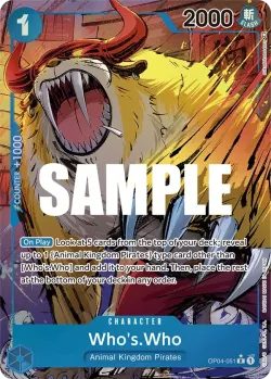 Who's.Who 「OP04-051」 — Kingdoms of Intrigue aa「EN」