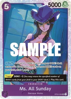 Ms. All Sunday 「OP04-064」「EN」
