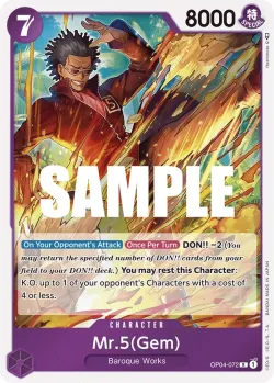 Mr.5(Gem) 「OP04-072」「EN」