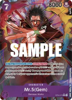 Mr.5(Gem) 「OP04-072」 — Kingdoms of Intrigue aa「EN」