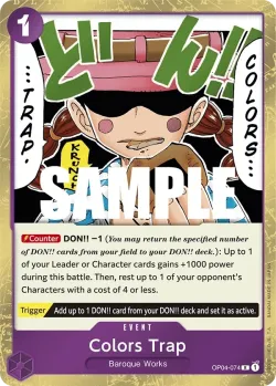 Colors Trap 「OP04-074」「EN」