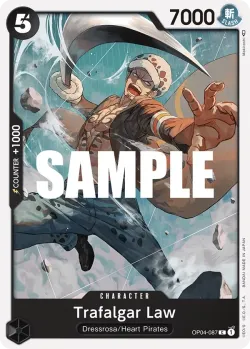 Trafalgar Law 「OP04-087」「EN」