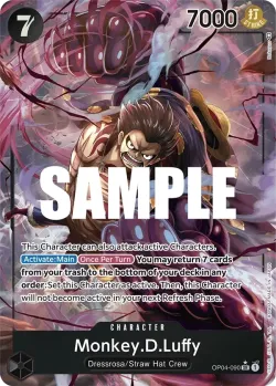 Monkey.D.Luffy 「OP04-090」 — Kingdoms of Intrigue aa「EN」