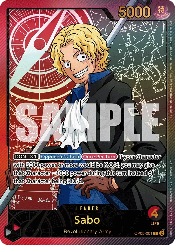 Sabo 「OP05-001」 — Anime 25th Collection「EN」