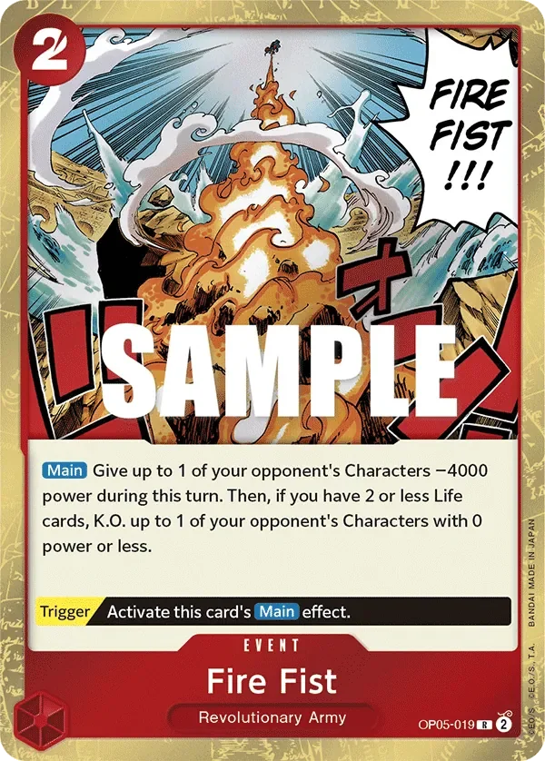 Fire Fist 「OP05-019」「EN」