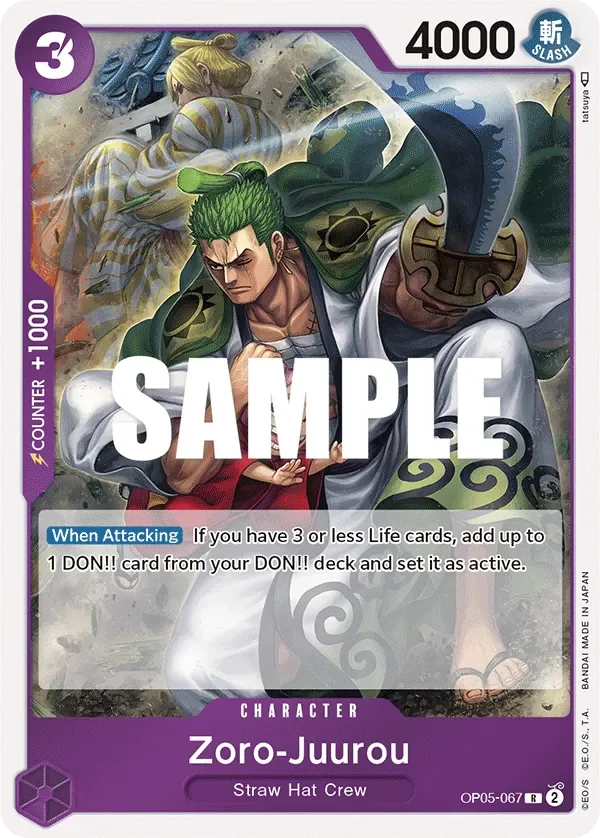 Zoro-Juurou 「OP05-067」「EN」