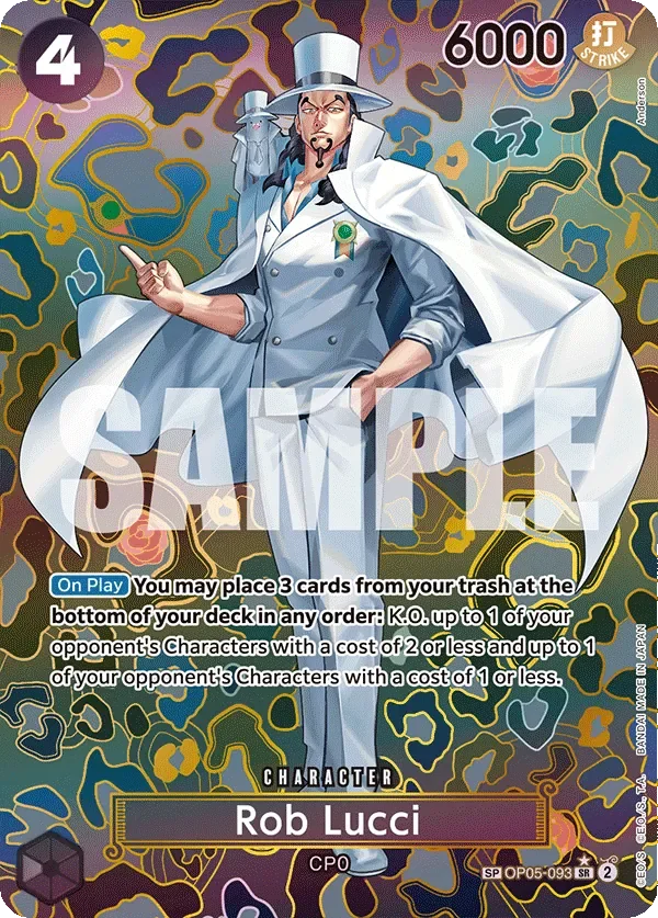 Rob Lucci 「OP05-093」 — Emperors in the New World「EN」