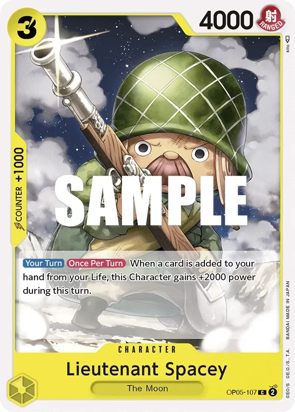 Lieutenant Spacey 「OP05-107」「EN」