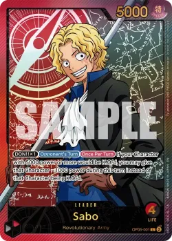 Sabo 「OP05-001」 — Anime 25th Collection「EN」