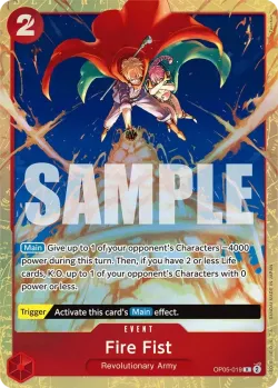 Fire Fist 「OP05-019」 — Premium Card Collection -Best Selection Vol.2- aa「EN」