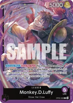 Monkey.D.Luffy 「OP05-060」 — PURPLE Monkey.D.Luffy「EN」