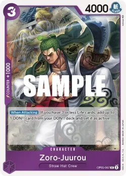 Zoro-Juurou 「OP05-067」「EN」