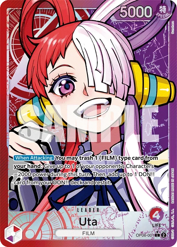 Uta 「OP06-001」 — Wings of the Captain aa「EN」