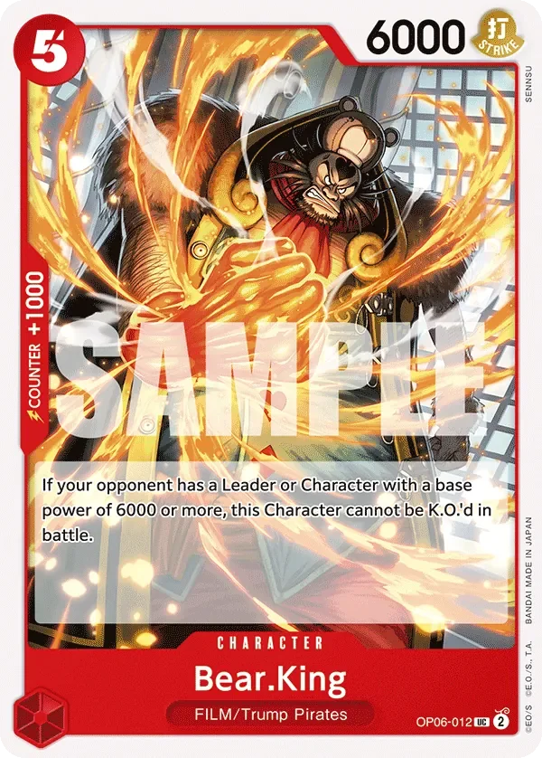 Bear.King 「OP06-012」「EN」