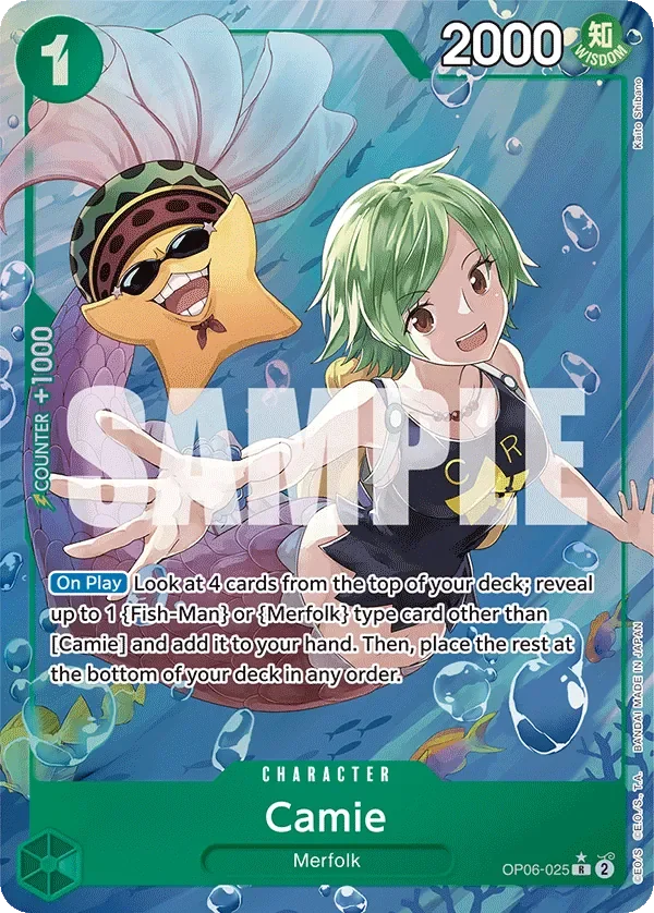 Camie 「OP06-025」 — Wings of the Captain aa「EN」